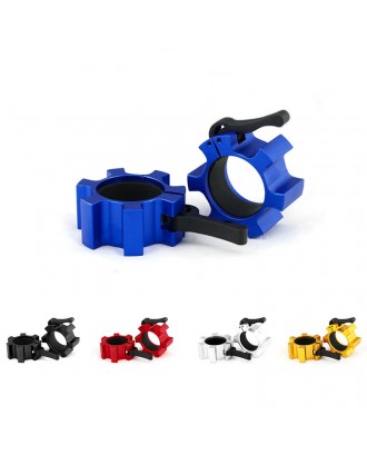 Fitness dumbbell weightlifting buckle Custom Weight Collar Lift Quick Release Barbell Collar with 2 inch Thread Clamp