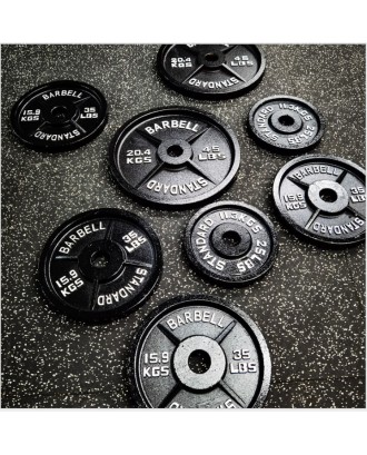 Weight Lifting Plate Gym Rubber Weight Plates Cast Iron Adjustable Barbell Dumbbell for Plate