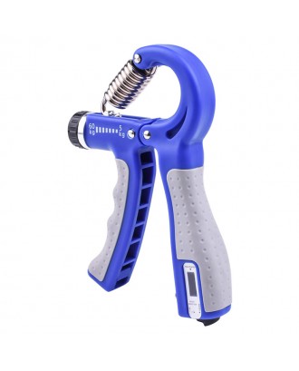 Adjustable Hand Grip Strengthener Count Hand Exerciser Grip Workout Finger Strength Muscle Trainer Non-Slip Handles Wrist Gym