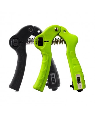 Adjustable Hand Grip Strengthener Hand Exerciser Workout Finger Exercise Strength Trainer Non-Slip Handles Automatic Counting