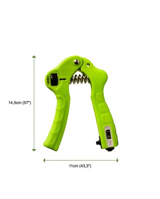 Adjustable Hand Grip Strengthener Hand Exerciser Workout Finger Exercise Strength Trainer Non-Slip Handles Automatic Counting