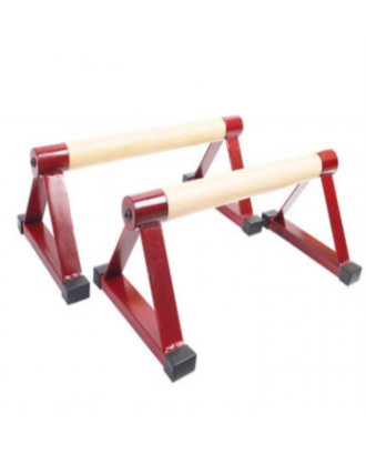 Amazon Sells Non-Slip Iron Triangle Training Push Up Bar Wooden Stretch Push up Stands Bars