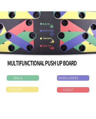 Multifunctional Portable 14 In 1 Super Push Up Bar Bracket Muscle Training Push Up Board For Fitness Equipment